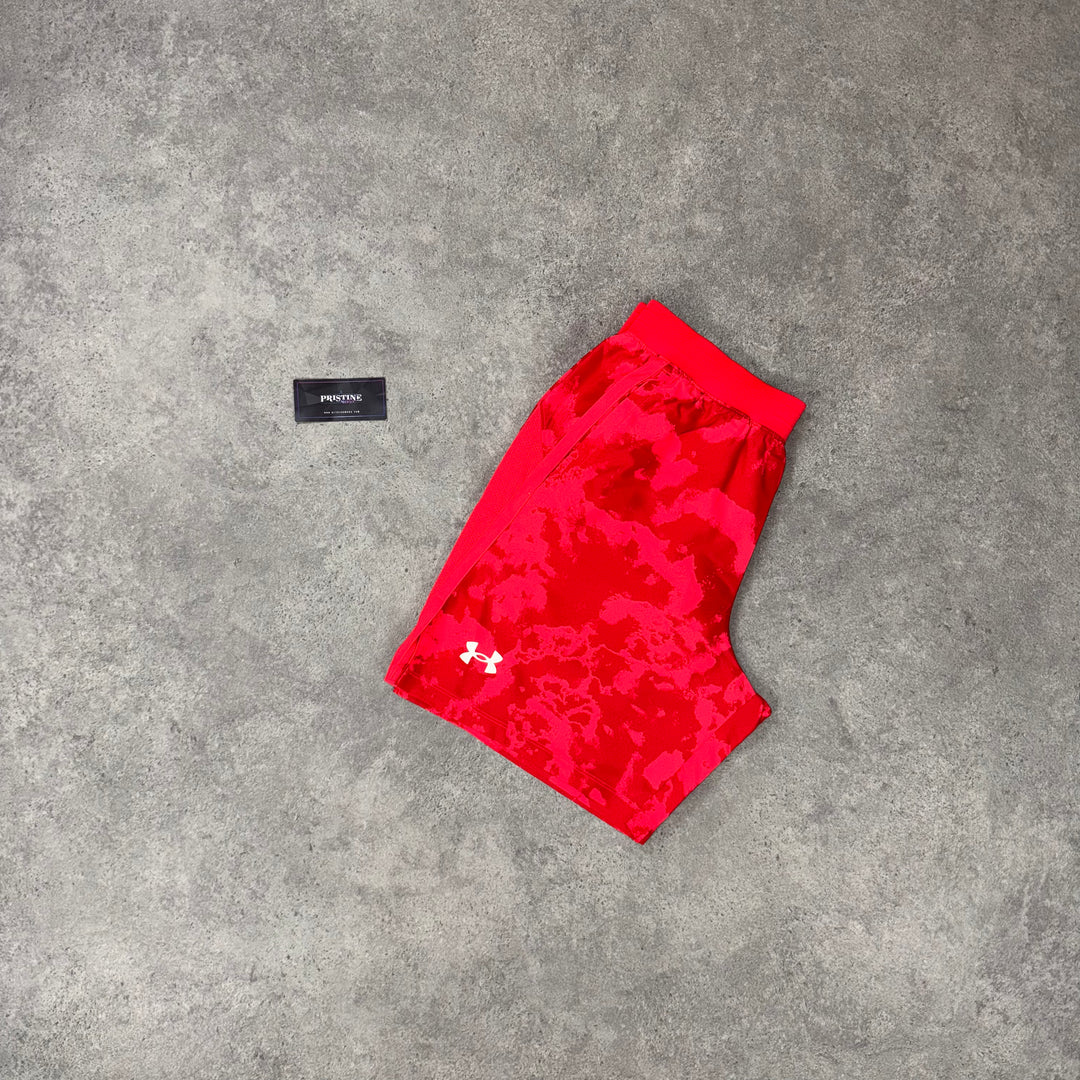 Under Armour HeatMap Camo Shorts – Red Alert