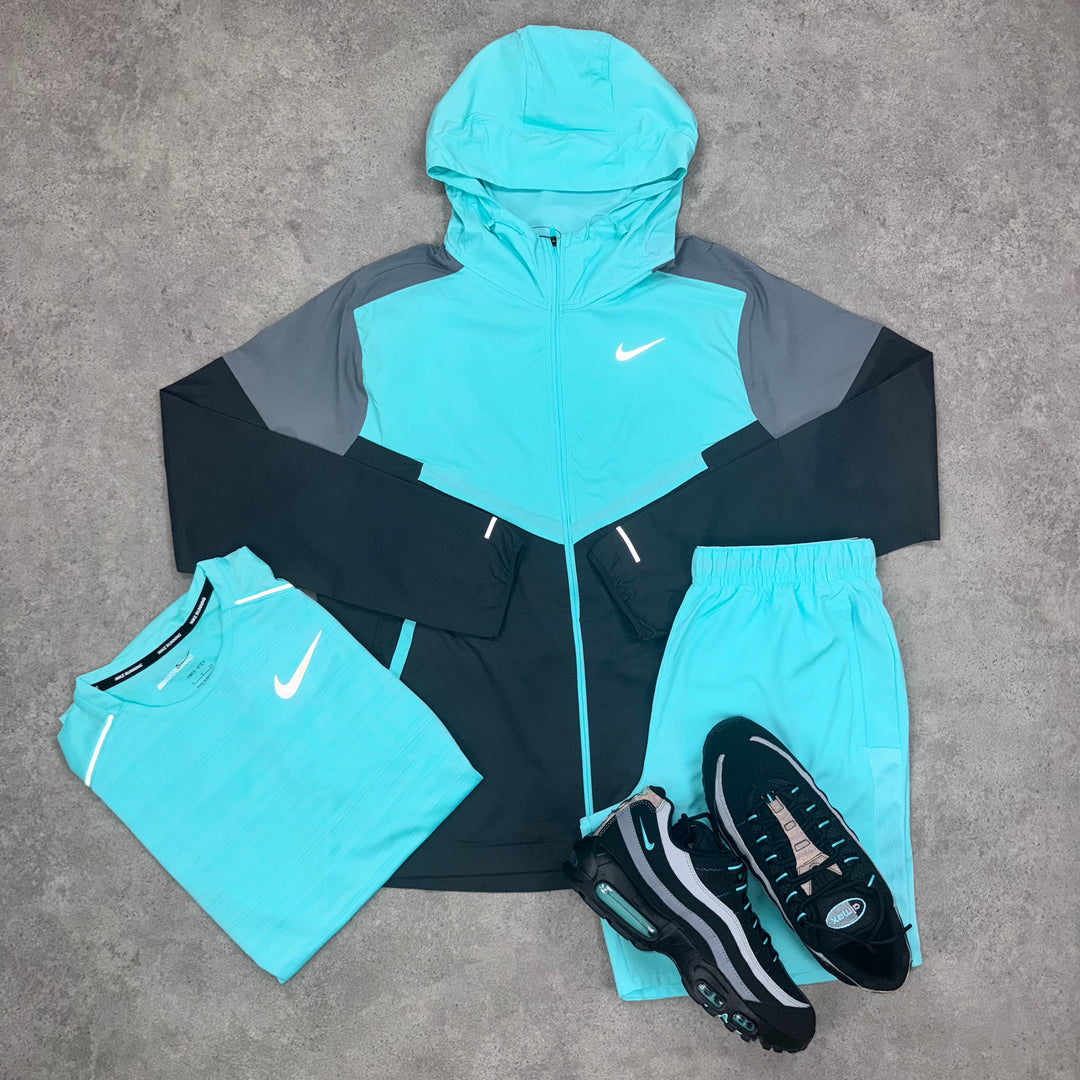 Nike Light Windrunner Shorts Tri Set (Mint)