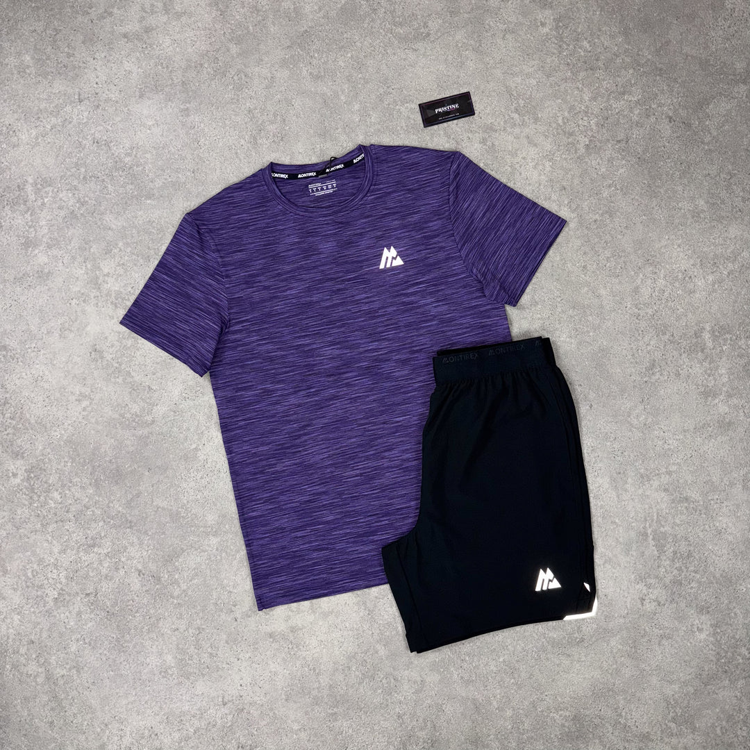 Montirex Eclipse Short Set – Shadow Purple x Black