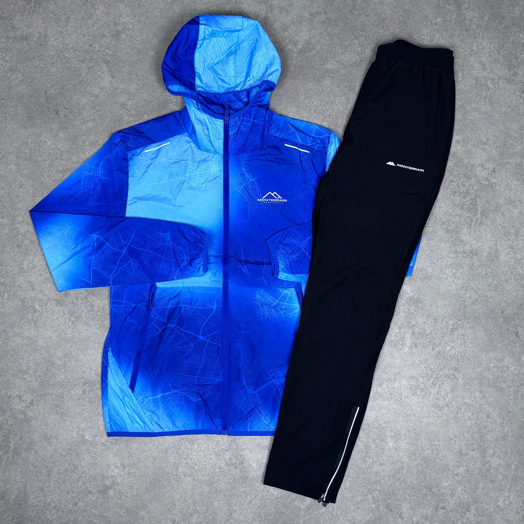 Monterrain Aerial Tracksuit (Blue/Black)