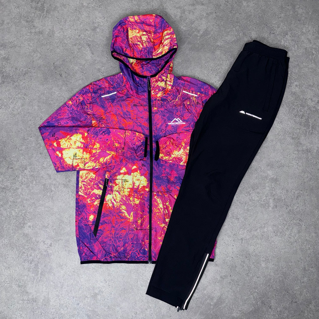 Monterrain Aerial Tracksuit (Pink/Black)