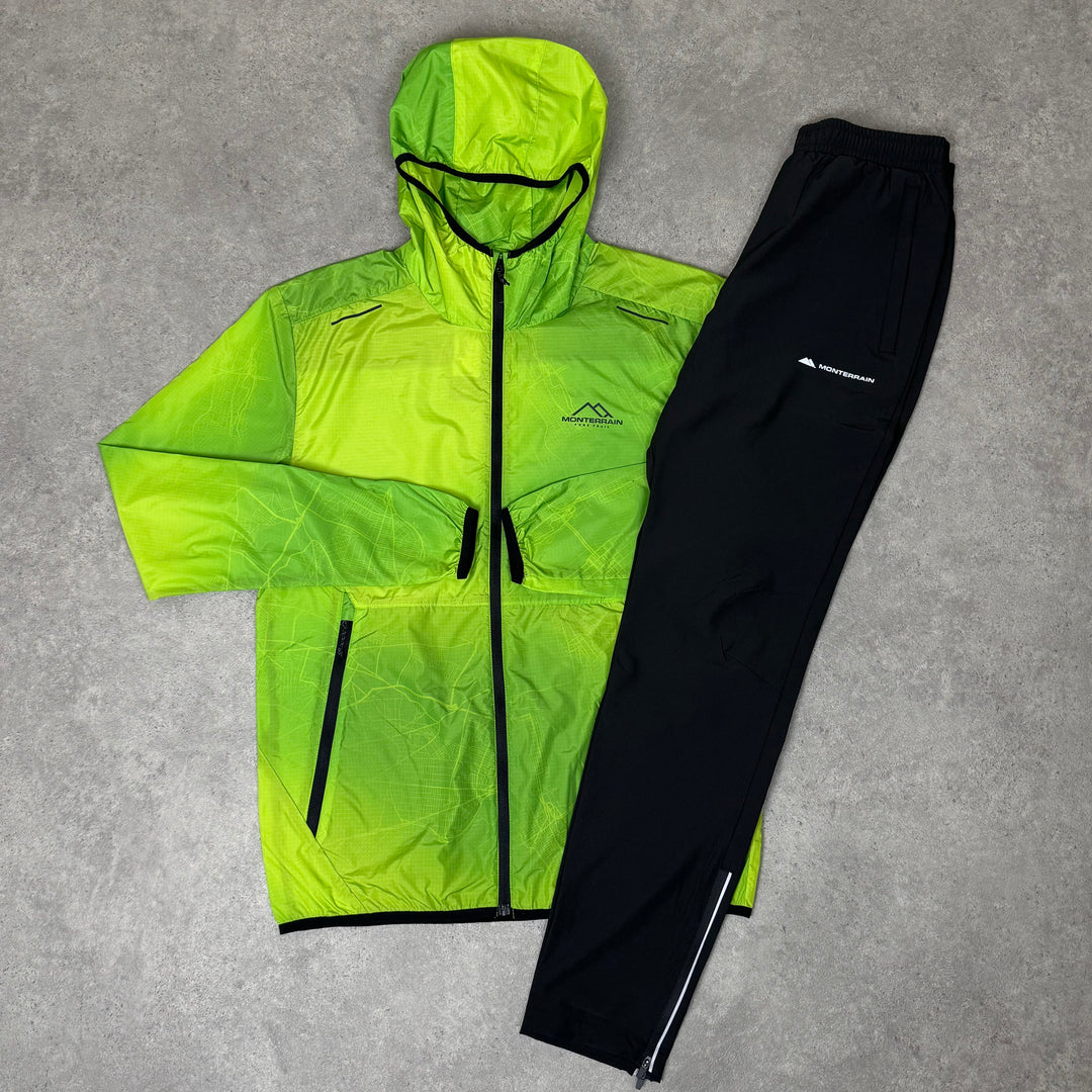 Monterrain Aerial Tracksuit (Green/Black)