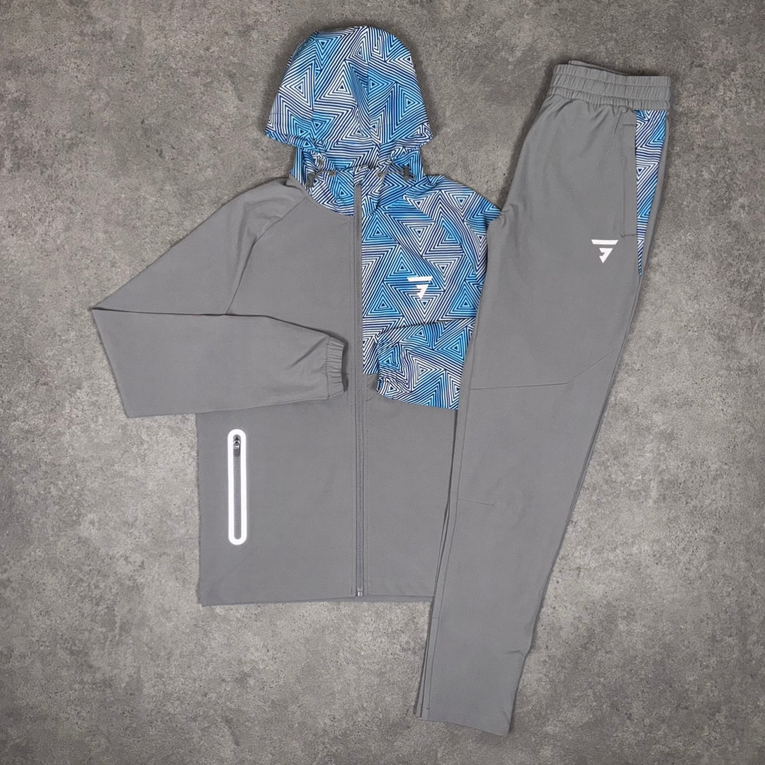 GRIID Woven Tracksuit (Grey/Prism)