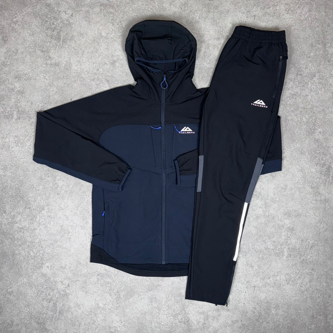 Trailberg Jura Tracksuit (Black/Blue)