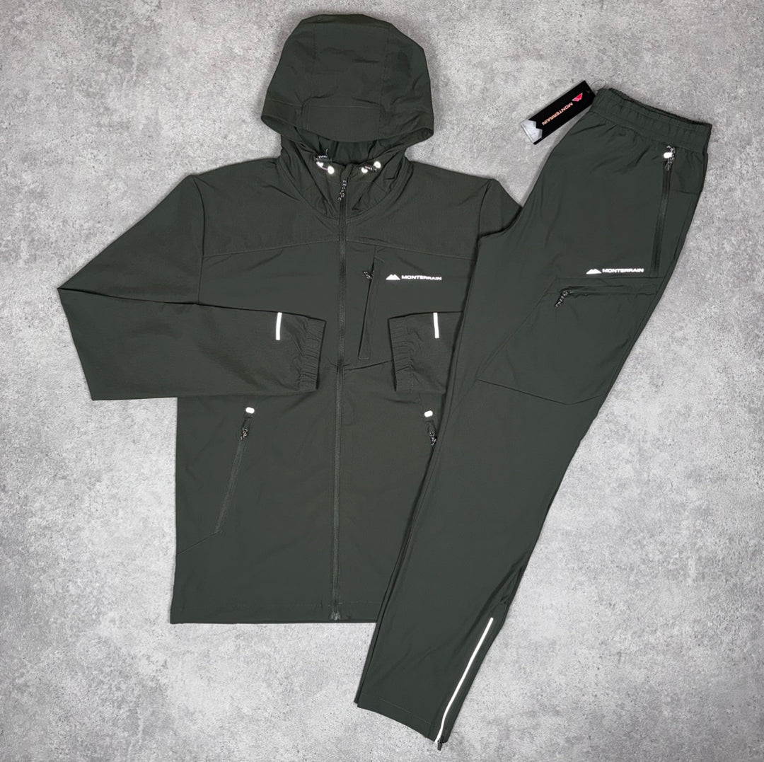 Monterrain Woven Tracksuit (Green)