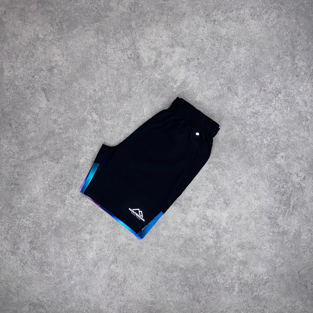 Monterrain Galaxy Shorts (Black/Blue)
