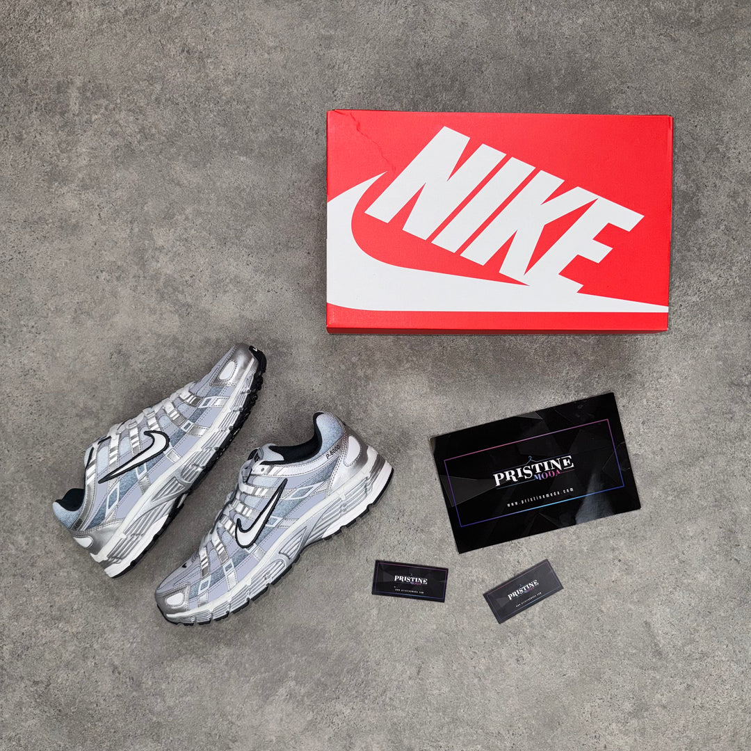 Nike P-6000 Metallic Silver – Silver x Black