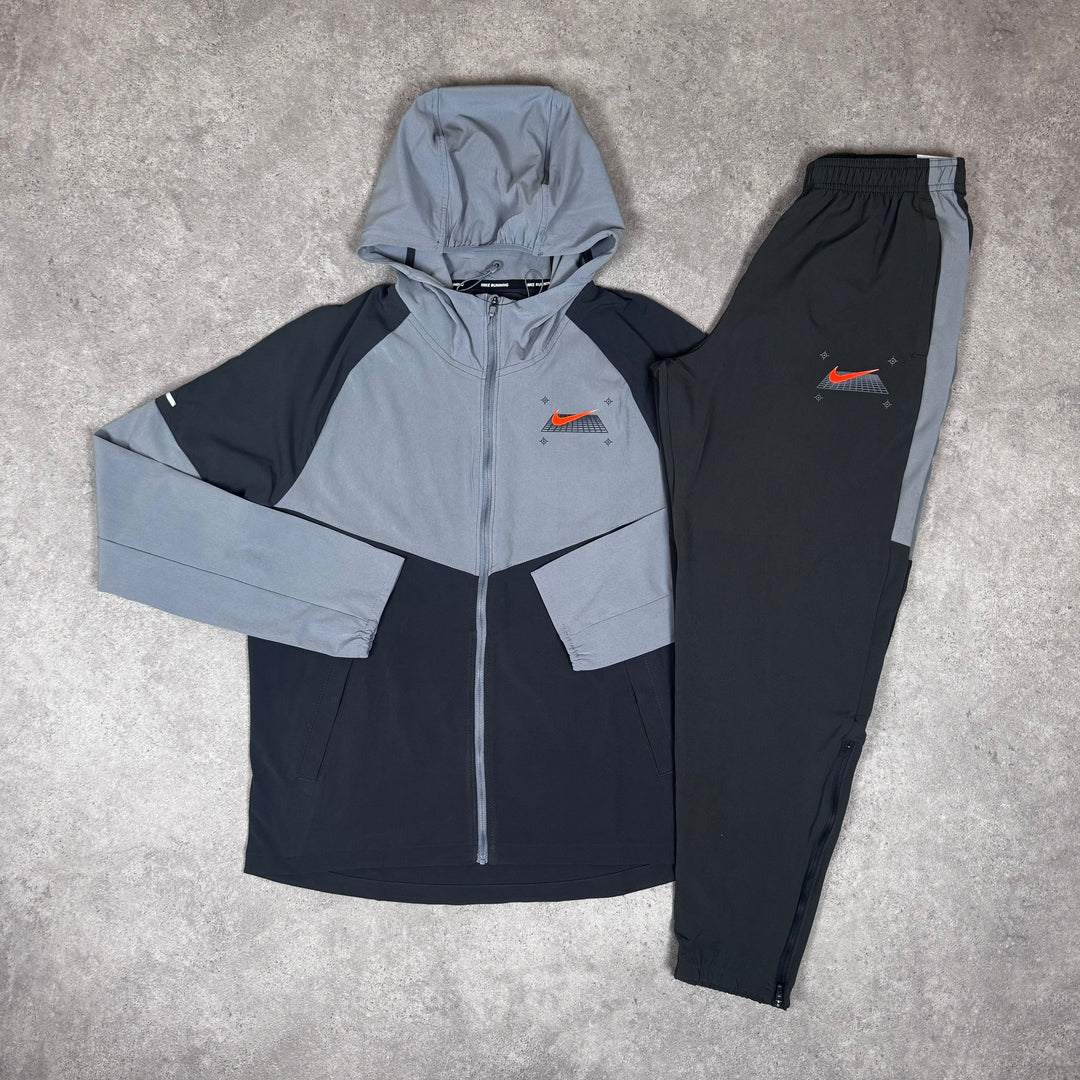 Nike Performance Tracksuit (Grey/Orange)