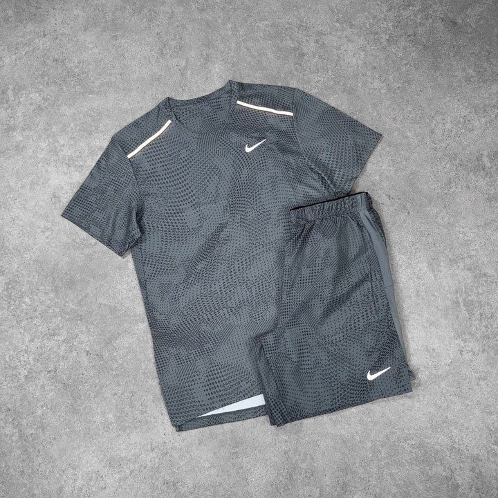 Nike Eclipse Short Set – Graphite x Silver