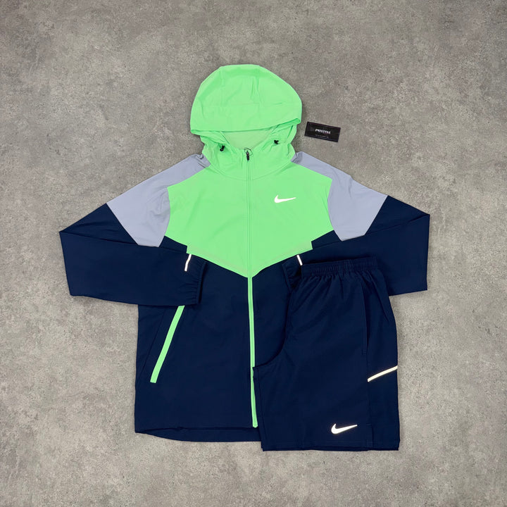 Nike Run Division Duo Set – Electric Green x Midnight Navy