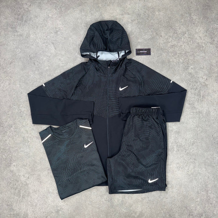 Nike Eclipse Tri Short Set – Forest Green x Black