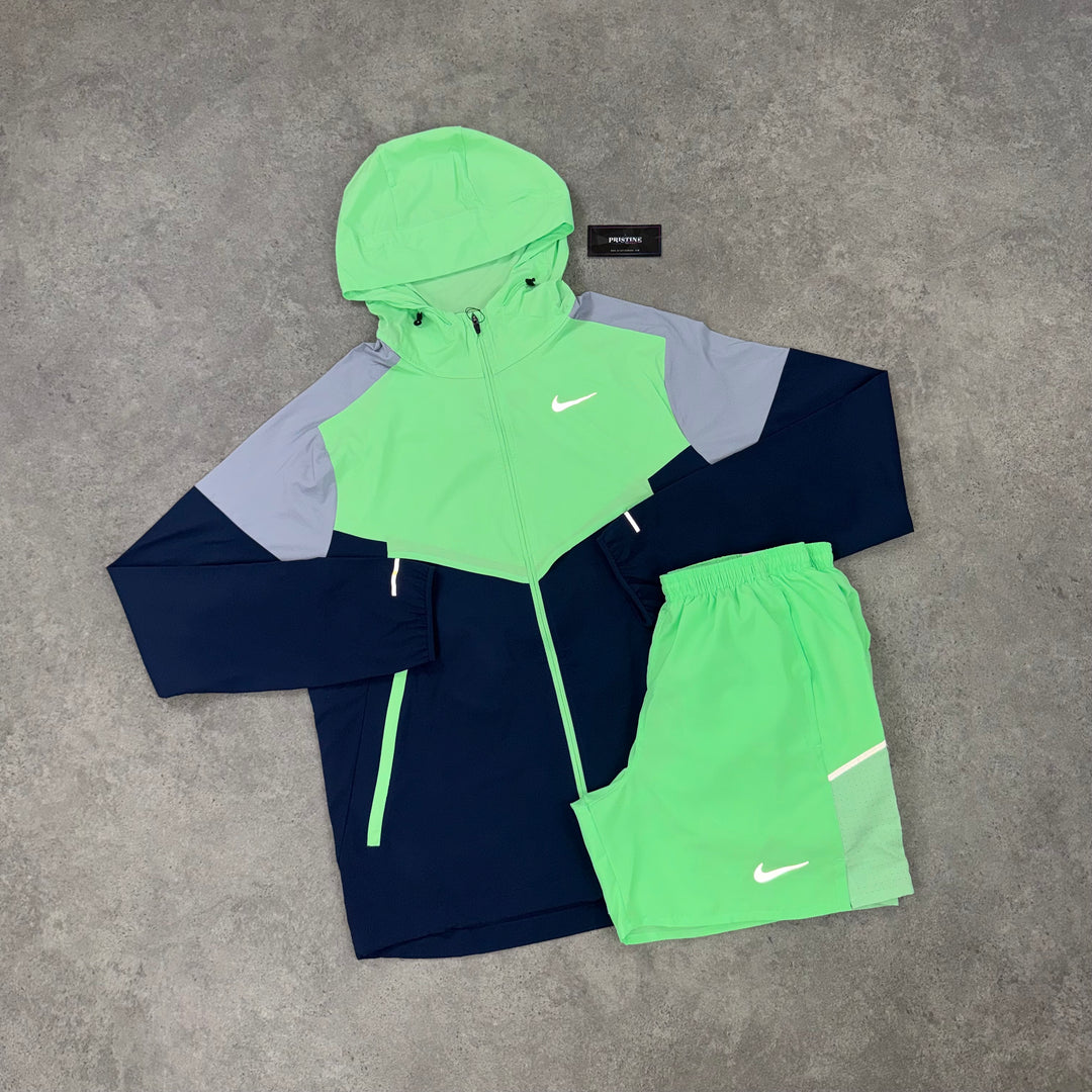 Nike Run Division Duo Set – Electric Green x Midnight Navy