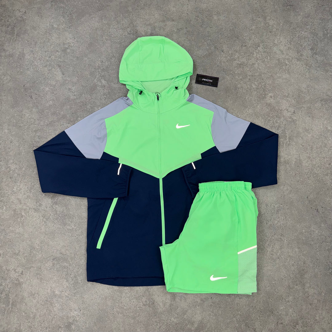 Nike Run Division Duo Set – Electric Green x Midnight Navy
