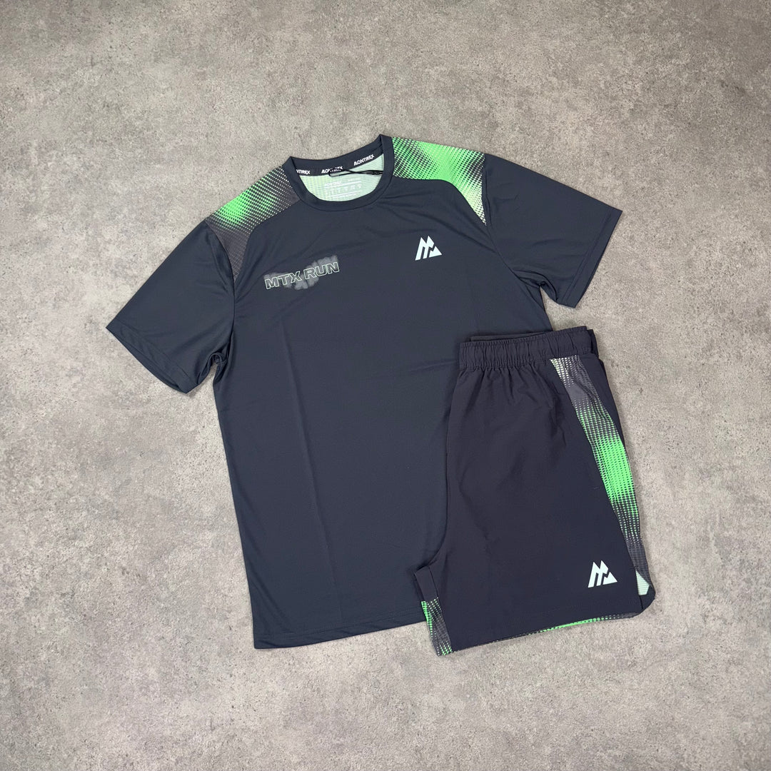 MTX Run Matrix Short Set – Phantom x Volt Green