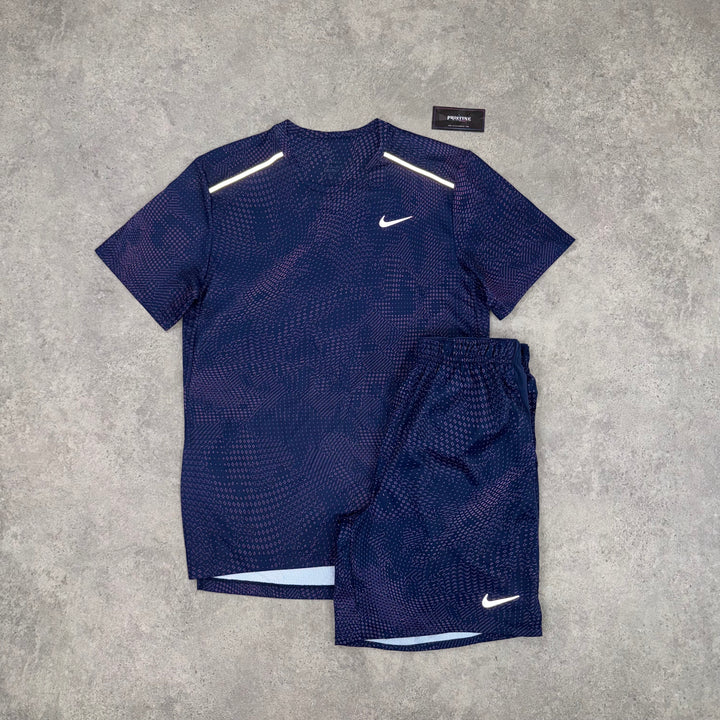Nike Eclipse Short Set – Purple Navy