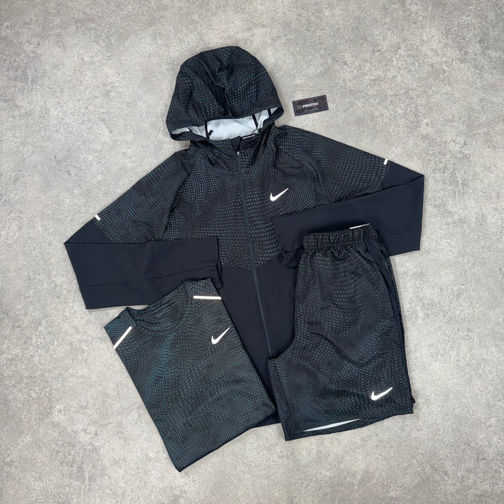 Nike Eclipse Tri Short Set – Forest Green x Black