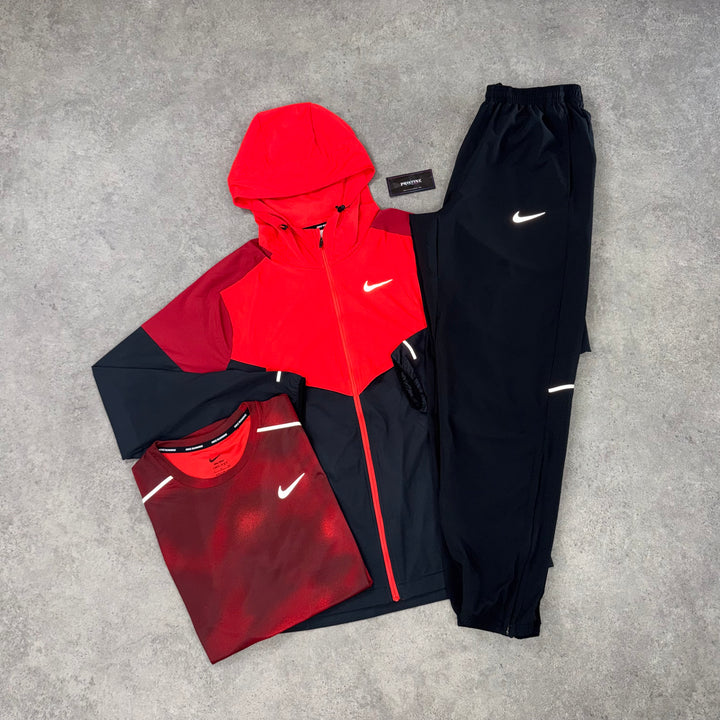 Nike Run Division Tri Twin Set – Hyper Crimson x Burgundy x Black