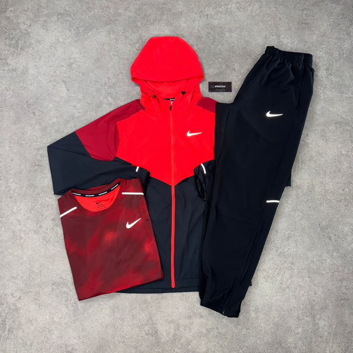 Nike Run Division Tri Twin Set – Hyper Crimson x Burgundy x Black