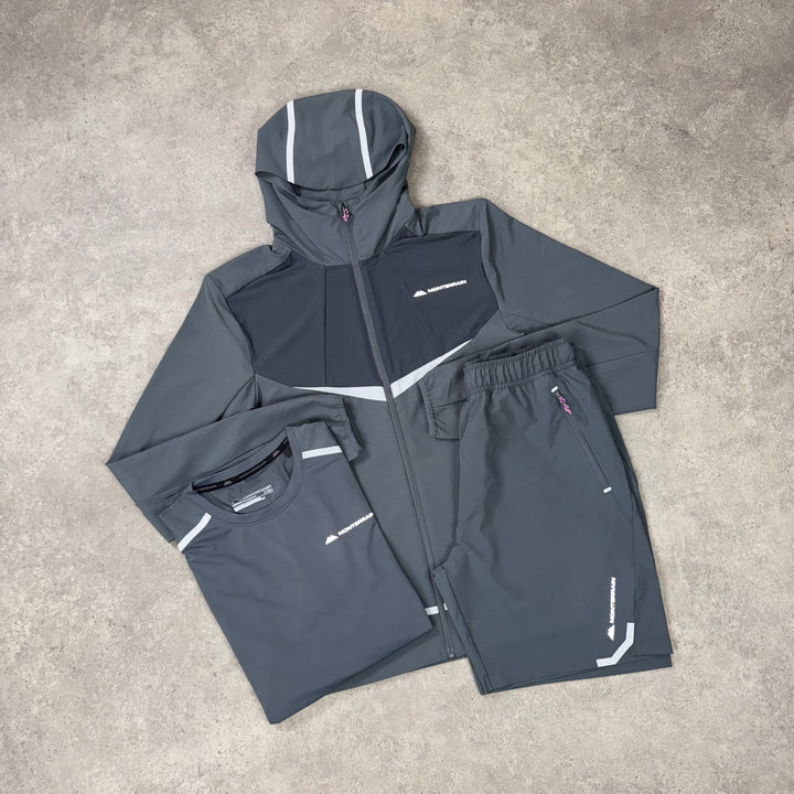 Monterrain Vector Tri Short Set – Slate Grey