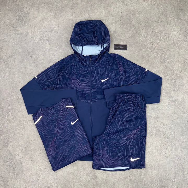 Nike Eclipse Tri Short Set – Purple Navy