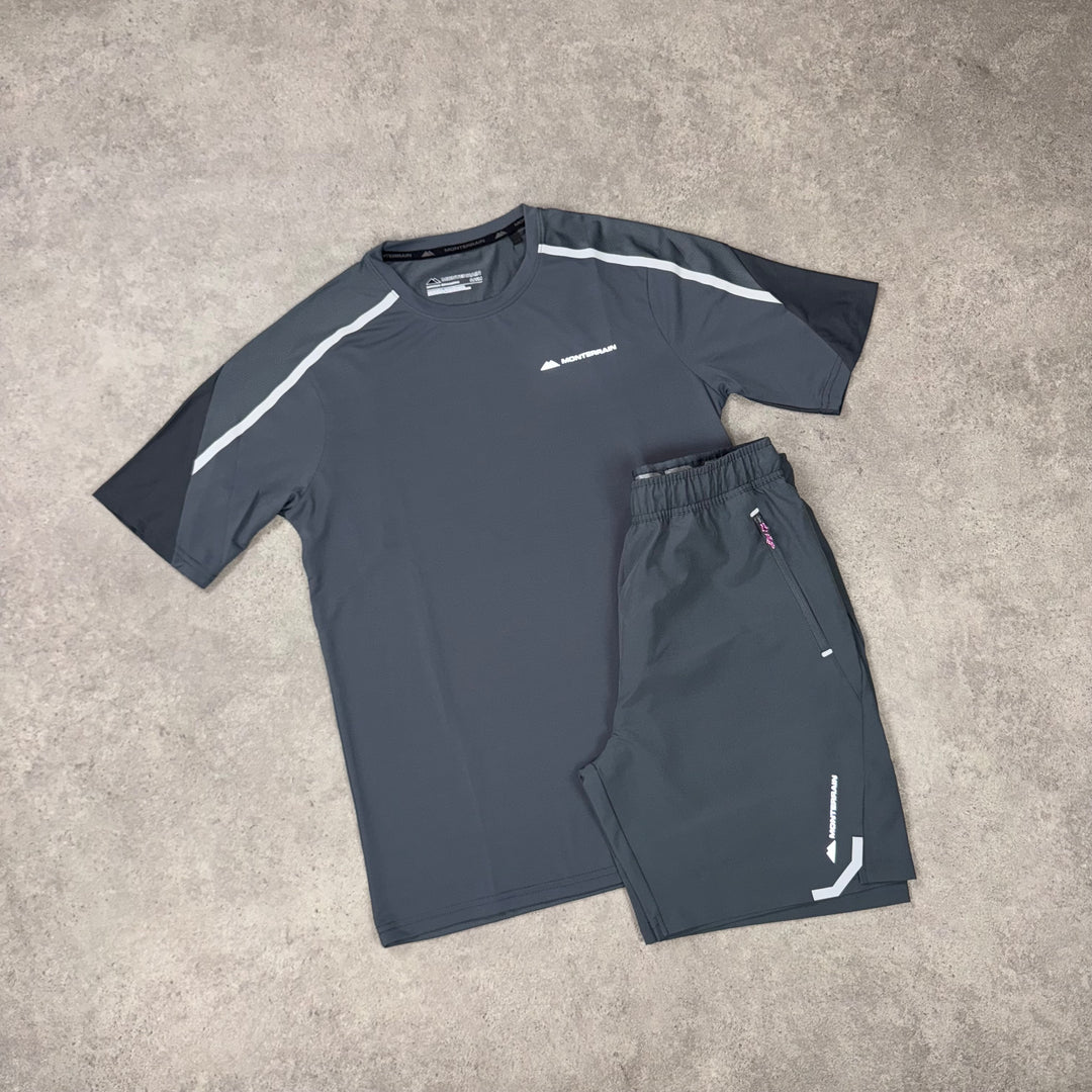 Monterrain Summit Short Set – Slate x Reflective Grey
