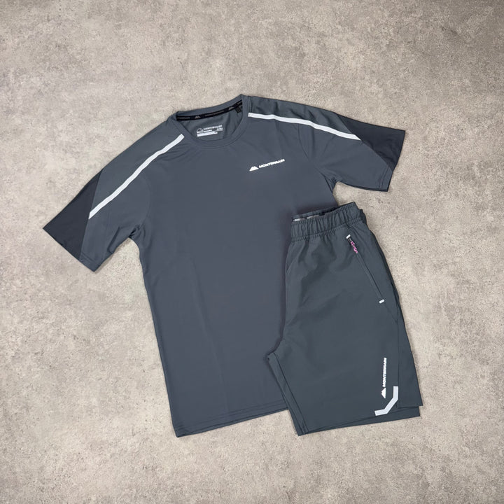 Monterrain Summit Short Set – Slate x Reflective Grey