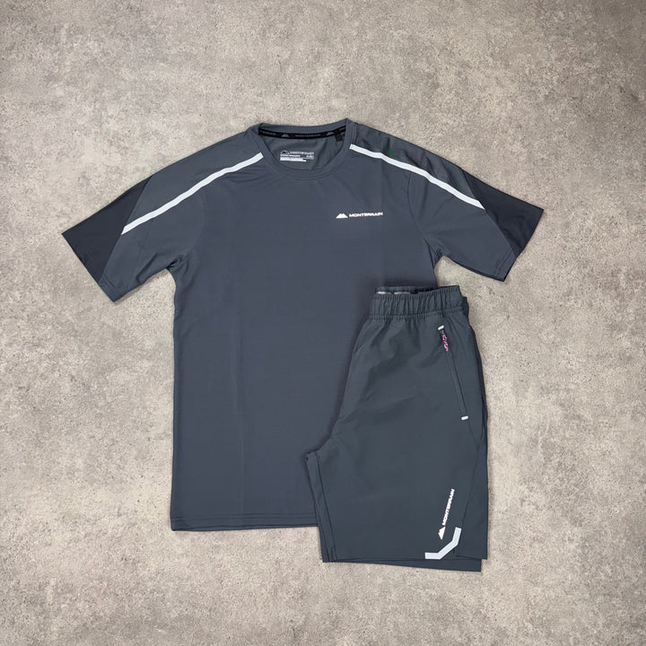 Monterrain Summit Short Set – Slate x Reflective Grey