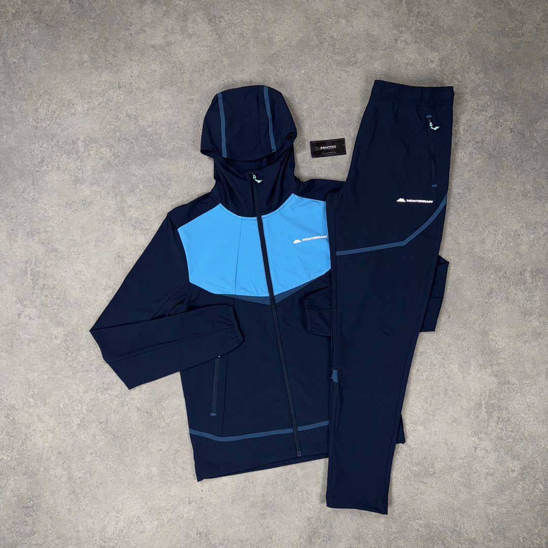 Monterrain Trailblock Twin Set – Navy x Sky Blue
