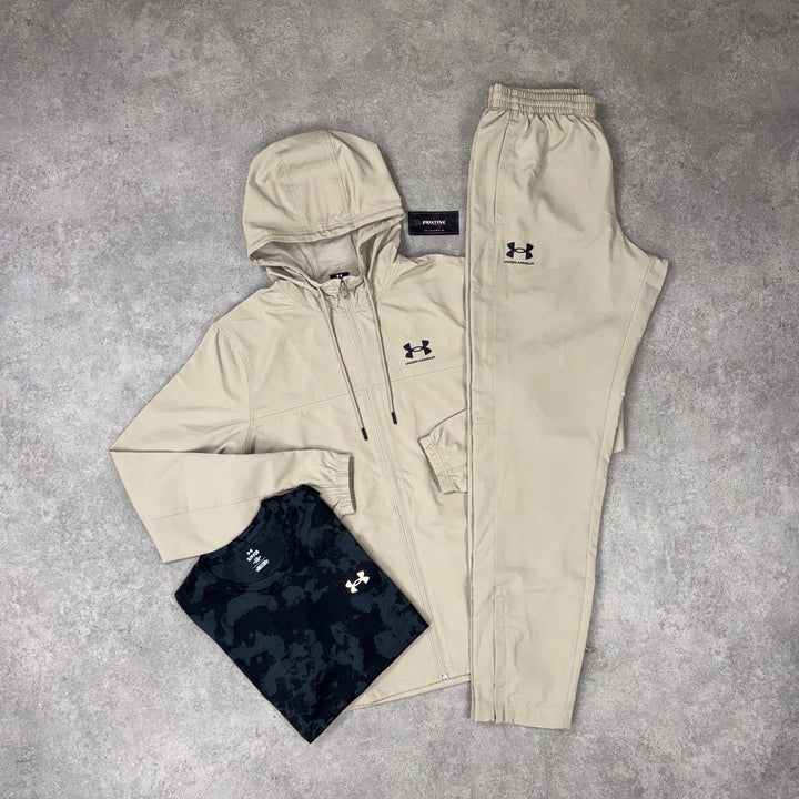 Under Armour Dune Drift Jacket Tri Set – Sandstone x Black Camo