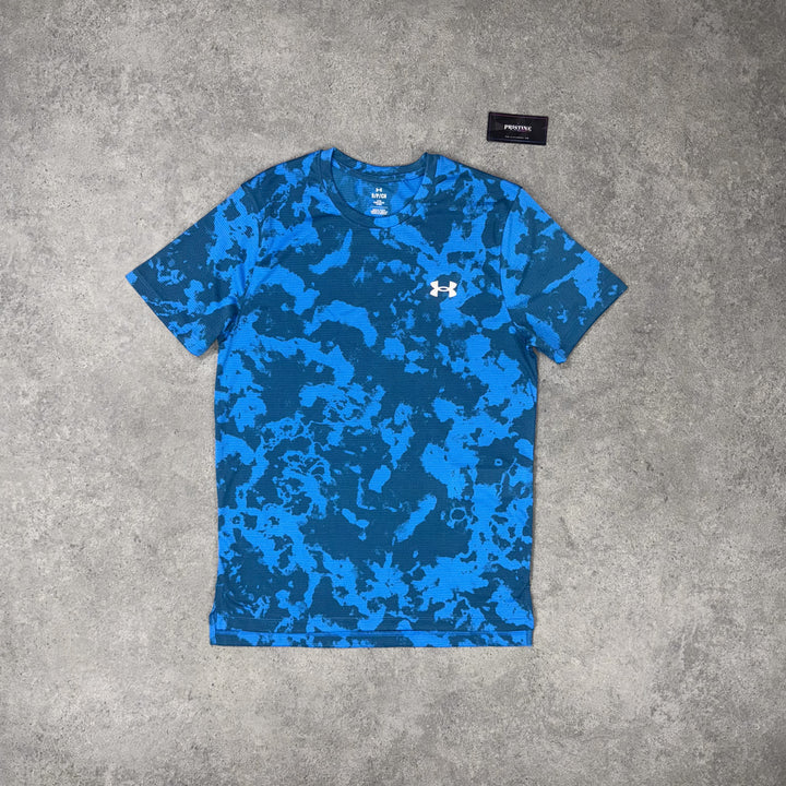 Under Armour HeatMap Camo Tee – Abyss Blue