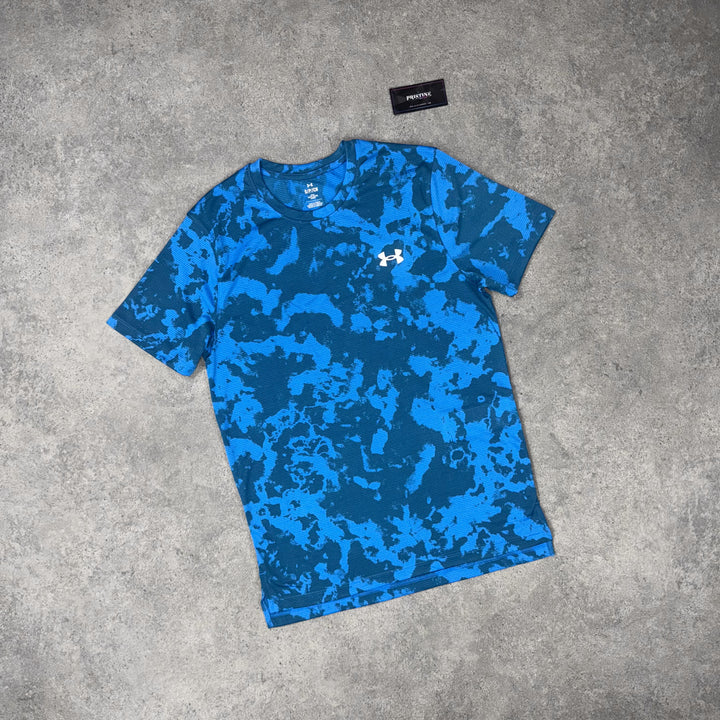 Under Armour HeatMap Camo Tee – Abyss Blue