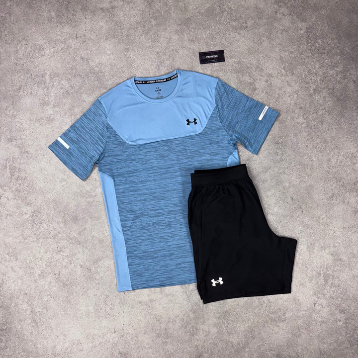 Under Armour Horizon Short Set – Sky Blue x Black
