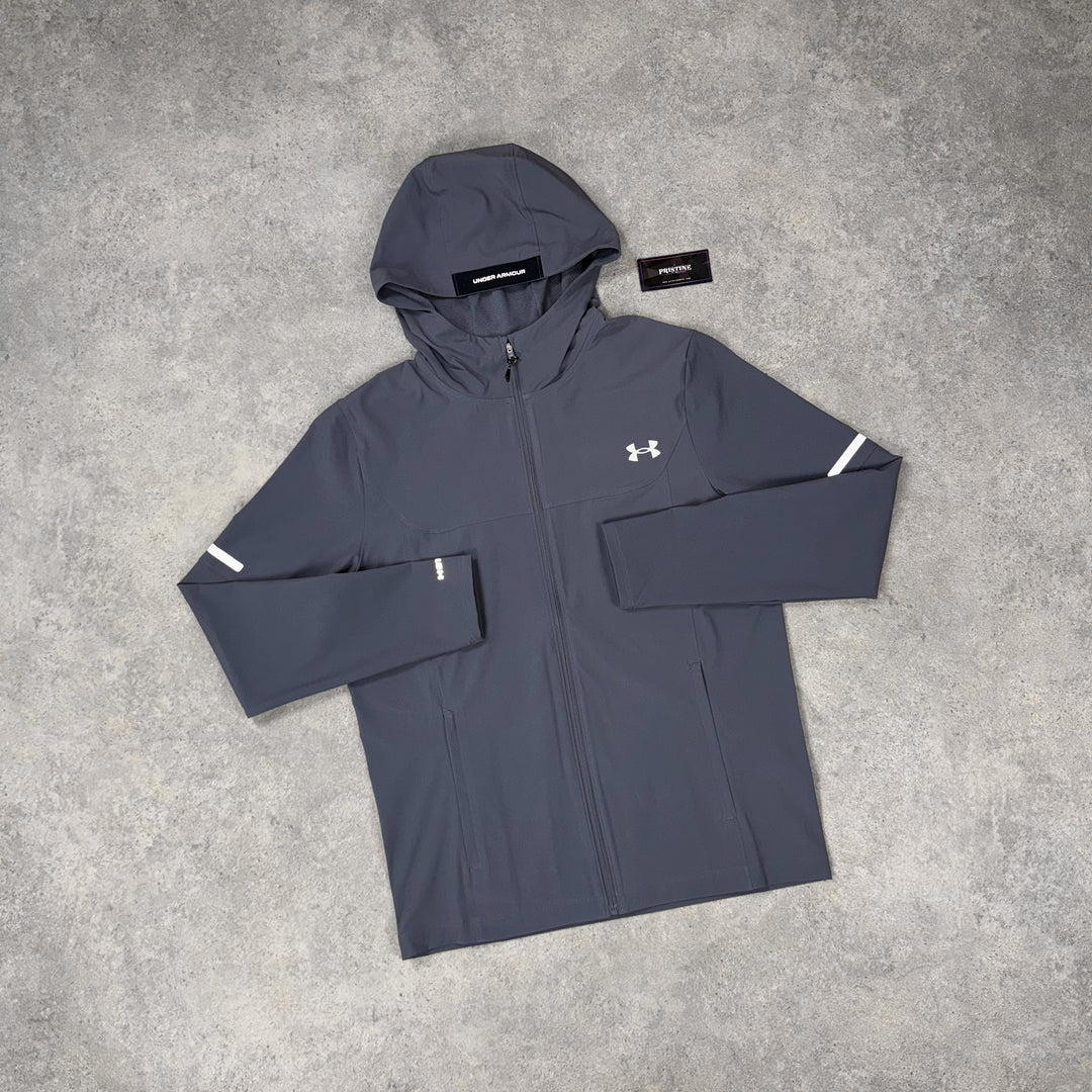 Under Armour Reflective Hooded Jacket – Steel Grey