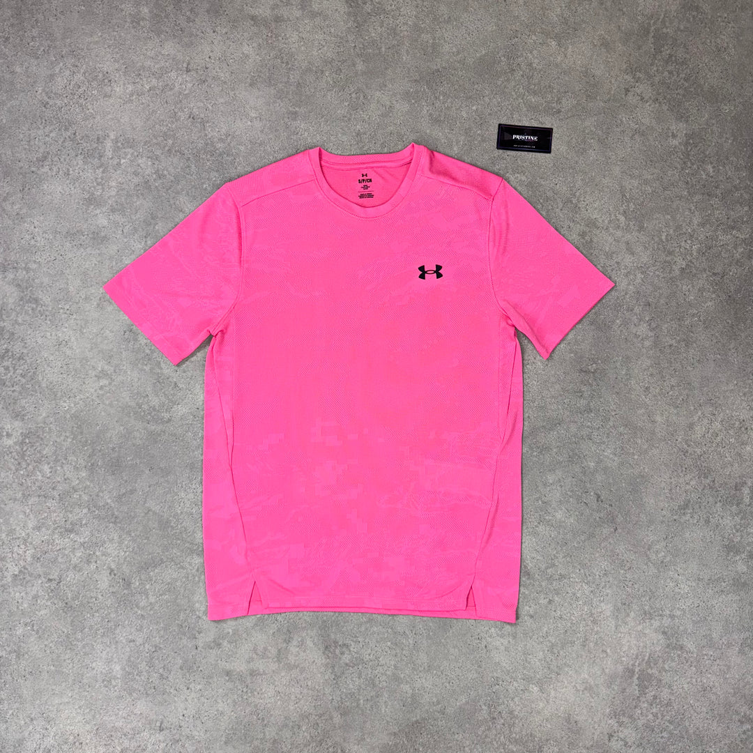 Under Armour Camo Tee – Neon Pink