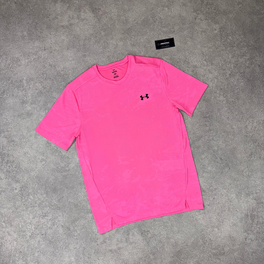 Under Armour Camo Tee – Neon Pink