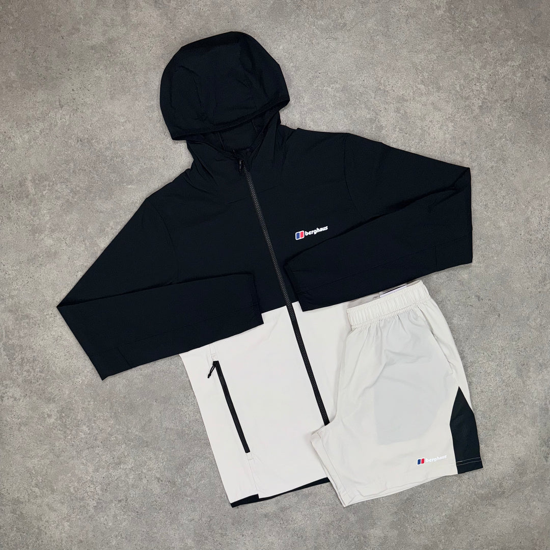 Berghaus Explorer Windrunner Set (Black/Cream)