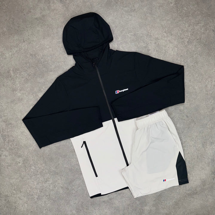 Berghaus Explorer Windrunner Set (Black/Cream)
