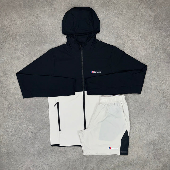Berghaus Explorer Windrunner Set (Black/Cream)
