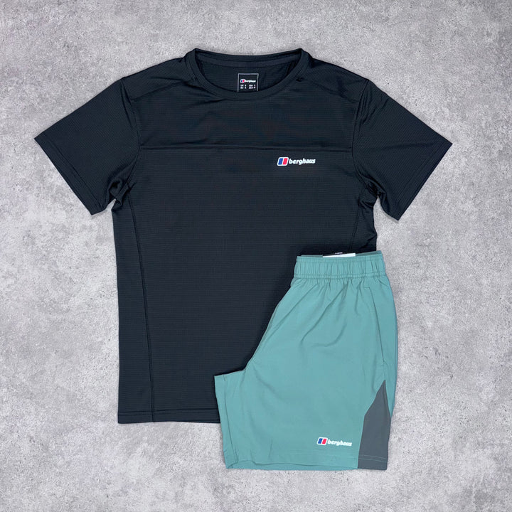 Berghaus Stanope Short Set (Black/Green)