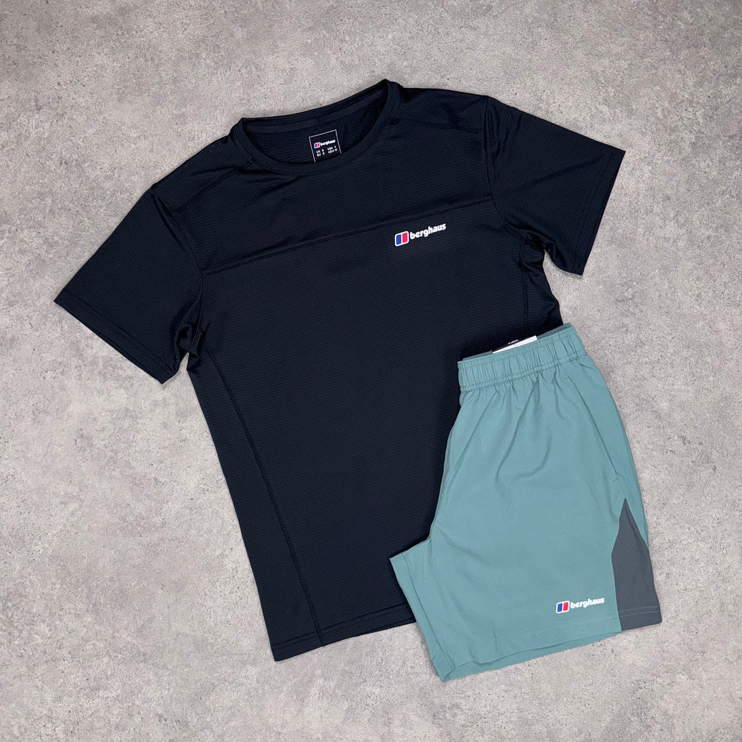 Berghaus Stanope Short Set (Black/Green)