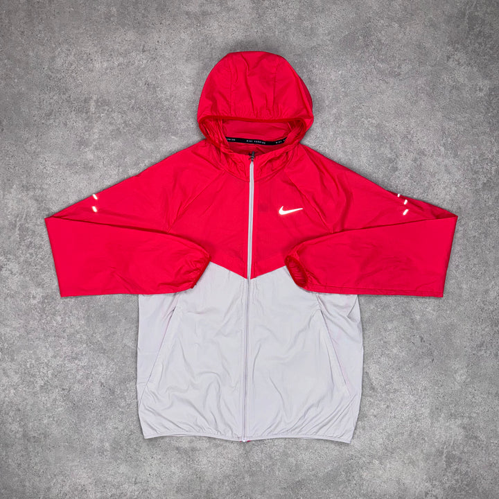 Nike Packable Windrunner (Red/White)