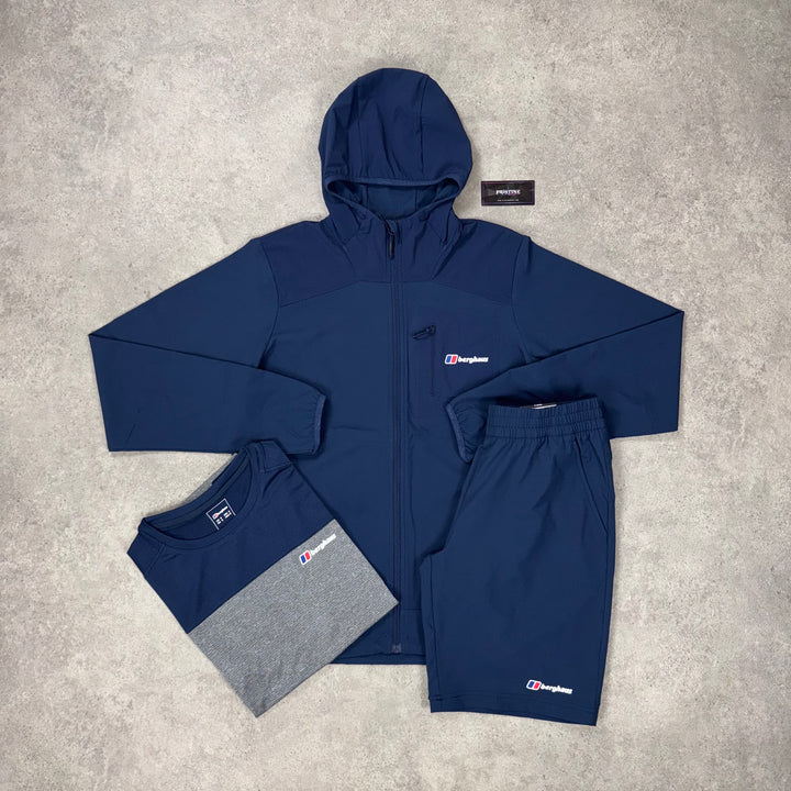 Berghaus Intervale Tri Short Set - Slate Blue