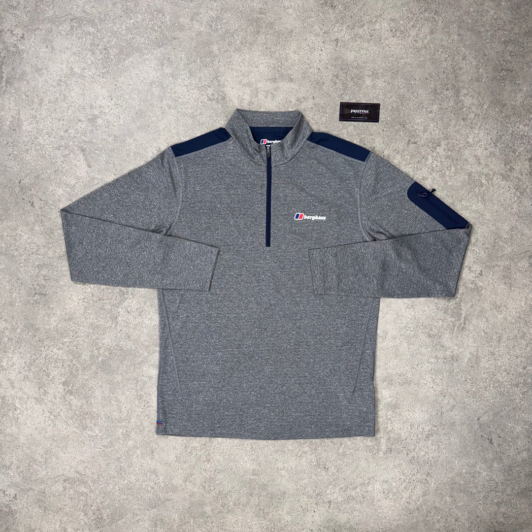 Berghaus Nordic 1/4 Zip – Slate Blue x Shadow Grey