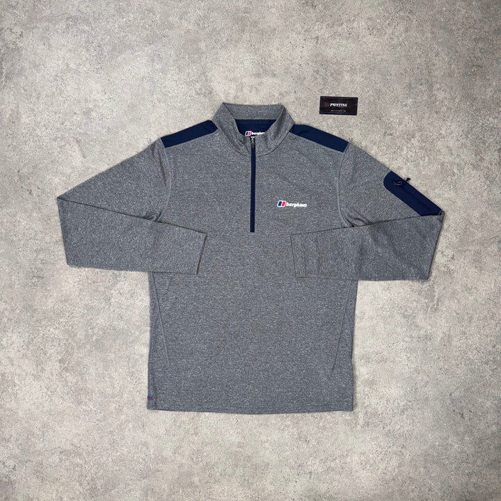 Berghaus Nordic 1/4 Zip – Slate Blue x Shadow Grey