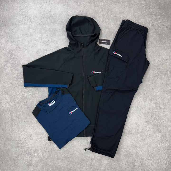 Berghaus Elevate Jacket Tri Set – Black x Cobalt