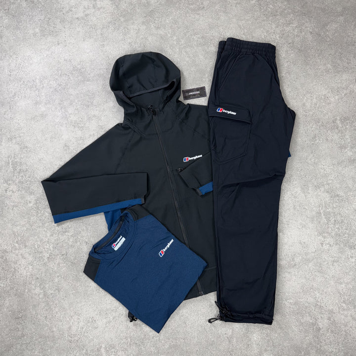 Berghaus Elevate Jacket Tri Set – Black x Cobalt