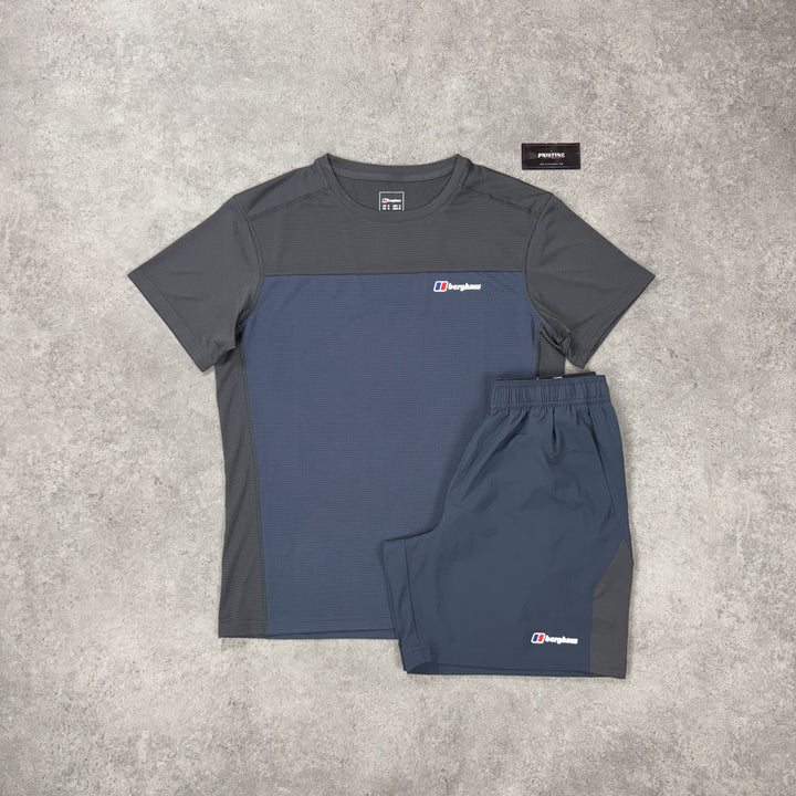 Berghaus Flux Short Set – Slate x Charcoal