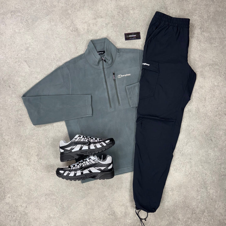 Berghaus Glacier Fleece Twin Set – Stone Grey x Black