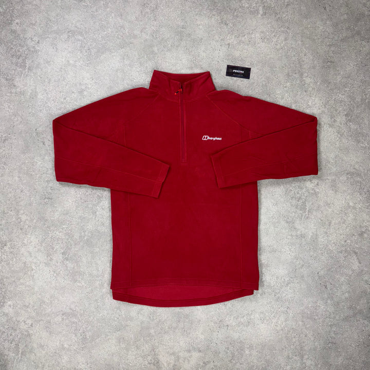 Berghaus Redline 1/4 Zip Fleece – Crimson