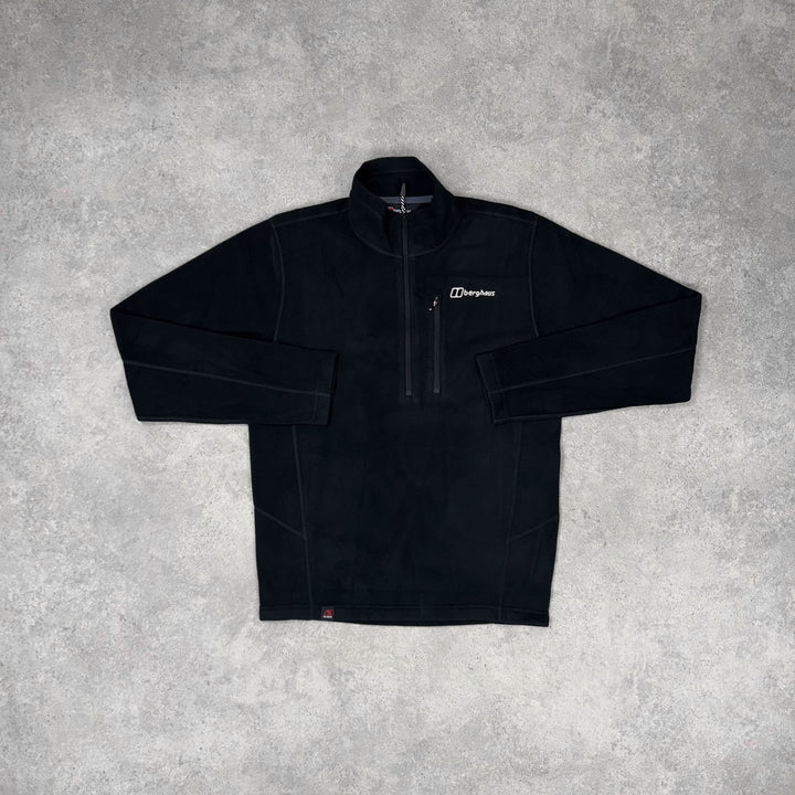 Berghaus Glacier 1/4 Zip Fleece – Pitch Black